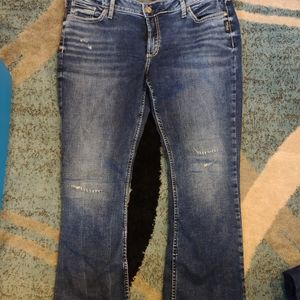 Silver Elyse boot cut jeans
